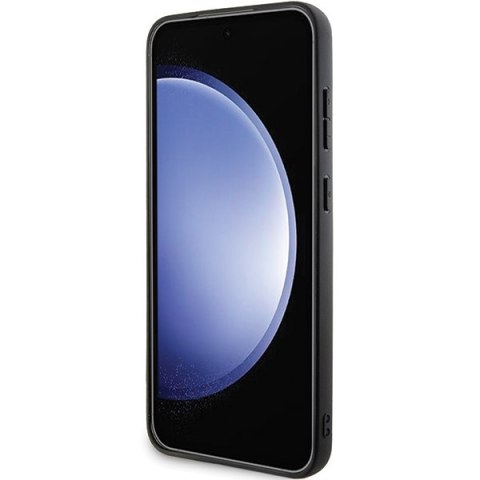 BMW nakładka do Samsung Galaxy S24 Plus czarna Signature Leather Crossing Lines Pattern BMW nakładka do Samsung Galaxy S24 Plus czarna Signature Leather Crossing Lines Pattern