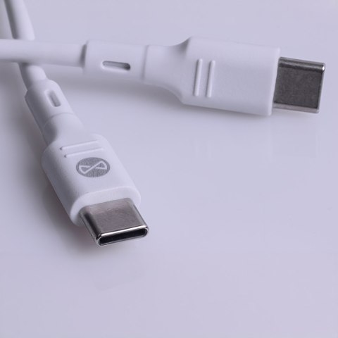 Forever ładowarka sieciowa PD QC TC-07-30AC 1x USB-C 1x USB 30W biała + kabel USB-C - USB-C 60W Forever ładowarka sieciowa PD QC TC-07-30AC 1x USB-C 1x USB 30W biała + kabel USB-C - USB-C 60W