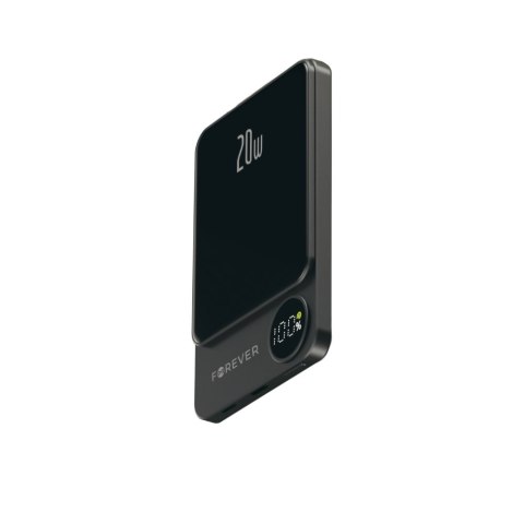 Forever power bank bezprzewodowy MATB-200 20W PD 5000 mAh magnetyczny czarny Forever power bank bezprzewodowy MATB-200 20W PD 5000 mAh magnetyczny czarny