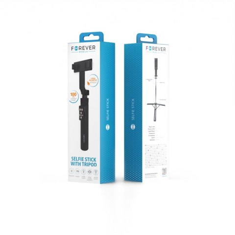 Forever selfie stick Bluetooth tripod SST-100 czarny Forever selfie stick Bluetooth tripod SST-100 czarny