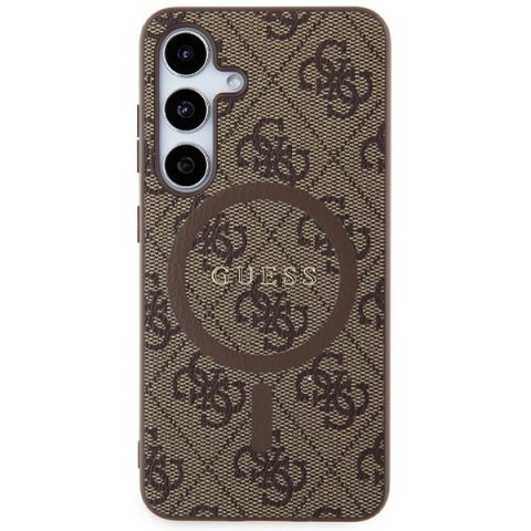 Guess nakładka do Samsung Galaxy S24 GUHMS24SG4GFRW brązowa HC MAGSAFE PU 4G RING CLASSIC LOGO Guess nakładka do Samsung Galaxy S24 GUHMS24SG4GFRW brązowa HC MAGSAFE PU 4G RING CLASSIC LOGO