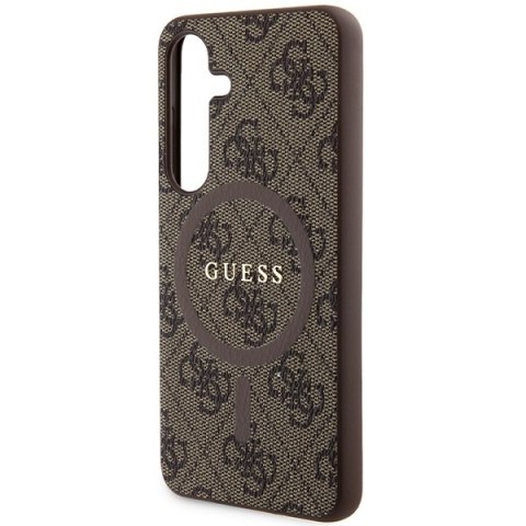 Guess nakładka do Samsung Galaxy S24 GUHMS24SG4GFRW brązowa HC MAGSAFE PU 4G RING CLASSIC LOGO Guess nakładka do Samsung Galaxy S24 GUHMS24SG4GFRW brązowa HC MAGSAFE PU 4G RING CLASSIC LOGO