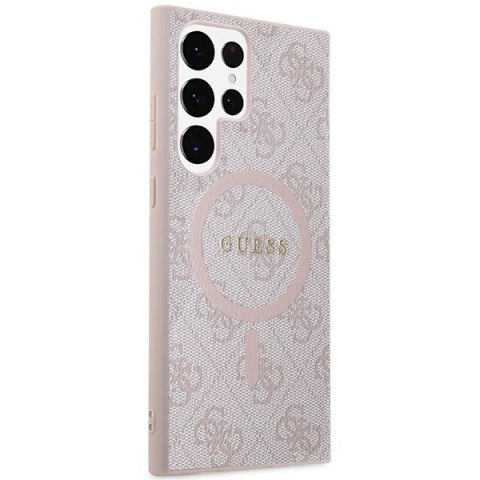 Guess nakładka do Samsung Galaxy S24 Ultra GUHMS24LG4GFRP różowa HC MAGSAFE PU 4G RING CLASSIC LOGO Guess nakładka do Samsung Galaxy S24 Ultra GUHMS24LG4GFRP różowa HC MAGSAFE PU 4G RING CLASSIC LOGO