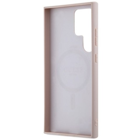 Guess nakładka do Samsung Galaxy S24 Ultra GUHMS24LG4GFRP różowa HC MAGSAFE PU 4G RING CLASSIC LOGO Guess nakładka do Samsung Galaxy S24 Ultra GUHMS24LG4GFRP różowa HC MAGSAFE PU 4G RING CLASSIC LOGO
