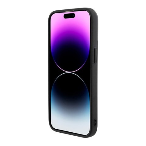 Guess nakładka do iPhone 14 Pro Max 6,7" GUHMP15XHGCFSEK czarna HC MAGSAFE GCUBE PU STRIPE Guess nakładka do iPhone 14 Pro Max 6,7" GUHMP15XHGCFSEK czarna HC MAGSAFE GCUBE PU STRIPE
