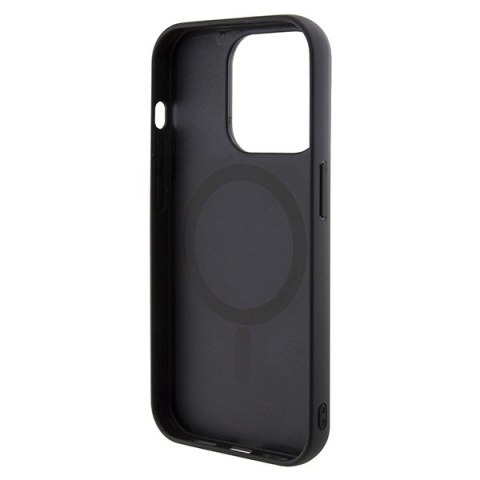 Guess nakładka do iPhone 14 Pro Max 6,7" GUHMP15XHGCFSEK czarna HC MAGSAFE GCUBE PU STRIPE Guess nakładka do iPhone 14 Pro Max 6,7" GUHMP15XHGCFSEK czarna HC MAGSAFE GCUBE PU STRIPE