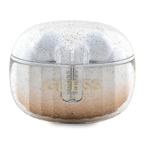 Guess słuchawki Bluetooth GUTWSHDGKEED TWS GLITTER GRADIENT złote Guess słuchawki Bluetooth GUTWSHDGKEED TWS GLITTER GRADIENT złote