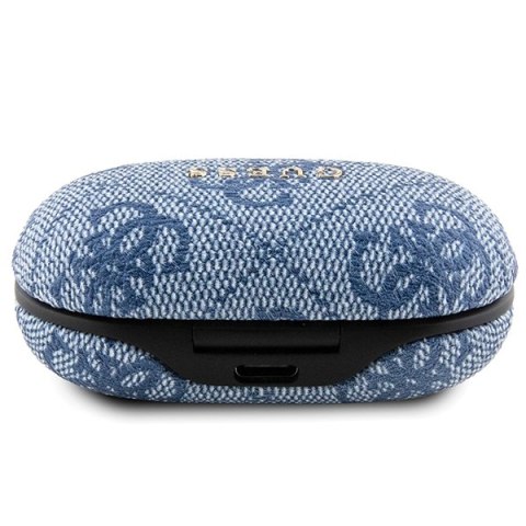 Guess słuchawki Bluetooth GUTWSP4EGB TWS ENC 4G PU METAL LOGO niebieskie Guess słuchawki Bluetooth GUTWSP4EGB TWS ENC 4G PU METAL LOGO niebieskie