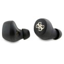 Guess słuchawki Bluetooth GUTWSP4EGB TWS ENC 4G PU METAL LOGO niebieskie