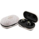 Guess słuchawki Bluetooth GUTWSP4EGP TWS ENC 4G PU METAL LOGO różowe