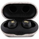Guess słuchawki Bluetooth GUTWSP4EGP TWS ENC 4G PU METAL LOGO różowe