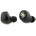 Guess słuchawki Bluetooth GUTWSP4EGP TWS ENC 4G PU METAL LOGO różowe