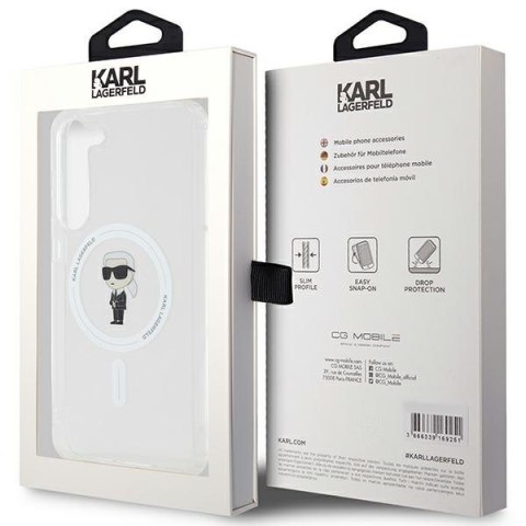 Karl Lagerfeld nakładka do Samsung Galaxy S23+ KLHMS23MHFCKNOT transparentna HC MAGSAFE IML IKONIK Karl Lagerfeld nakładka do Samsung Galaxy S23+ KLHMS23MHFCKNOT transparentna HC MAGSAFE IML IKONIK