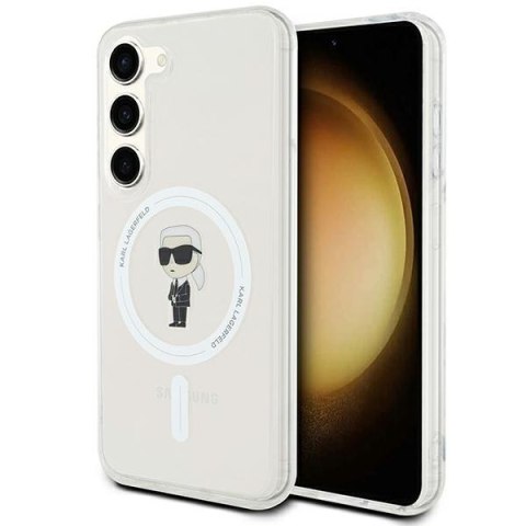 Karl Lagerfeld nakładka do Samsung Galaxy S23 KLHMS23SHFCKNOT transparentna HC MAGSAFE IML IKONIK Karl Lagerfeld nakładka do Samsung Galaxy S23 KLHMS23SHFCKNOT transparentna HC MAGSAFE IML IKONIK
