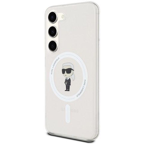 Karl Lagerfeld nakładka do Samsung Galaxy S23 KLHMS23SHFCKNOT transparentna HC MAGSAFE IML IKONIK Karl Lagerfeld nakładka do Samsung Galaxy S23 KLHMS23SHFCKNOT transparentna HC MAGSAFE IML IKONIK
