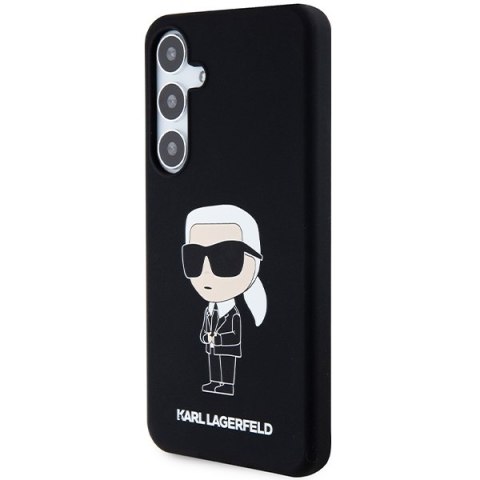 Karl Lagerfeld nakładka do Samsung Galaxy S24 KLHCS24SSNIKBCK czarna HC SILICONE NFT IKONIK Karl Lagerfeld nakładka do Samsung Galaxy S24 KLHCS24SSNIKBCK czarna HC SILICONE NFT IKONIK