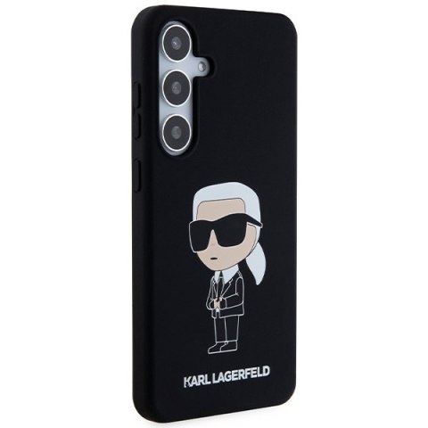 Karl Lagerfeld nakładka do Samsung Galaxy S24 KLHCS24SSNIKBCK czarna HC SILICONE NFT IKONIK Karl Lagerfeld nakładka do Samsung Galaxy S24 KLHCS24SSNIKBCK czarna HC SILICONE NFT IKONIK
