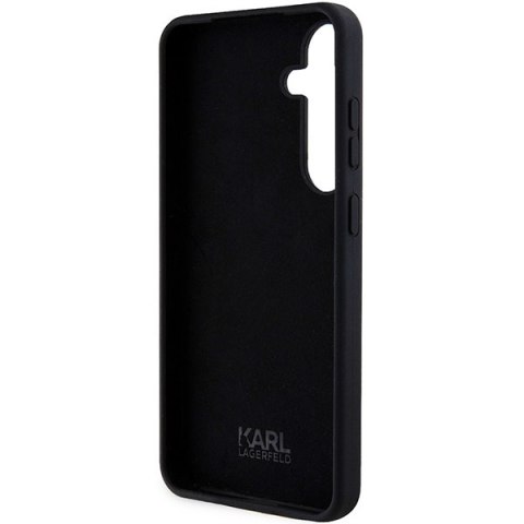 Karl Lagerfeld nakładka do Samsung Galaxy S24 KLHCS24SSNIKBCK czarna HC SILICONE NFT IKONIK Karl Lagerfeld nakładka do Samsung Galaxy S24 KLHCS24SSNIKBCK czarna HC SILICONE NFT IKONIK