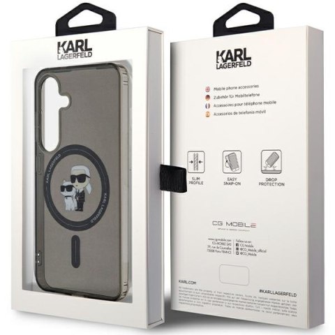 Karl Lagerfeld nakładka do Samsung Galaxy S24 KLHMS24SHGKCNOK czarna HC MAGSAFE IML C Karl Lagerfeld nakładka do Samsung Galaxy S24 KLHMS24SHGKCNOK czarna HC MAGSAFE IML C