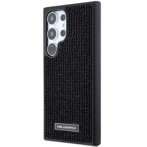 Karl Lagerfeld nakładka do Samsung Galaxy S24 Ultra KLHCS24LHDSPRK czarna HC RHINESTONE LOGO METAL PLATE Karl Lagerfeld nakładka do Samsung Galaxy S24 Ultra KLHCS24LHDSPRK czarna HC RHINESTONE LOGO METAL PLATE
