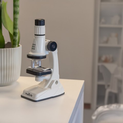 Maxlife mikroskop MXMS-100 biały Maxlife mikroskop MXMS-100 biały