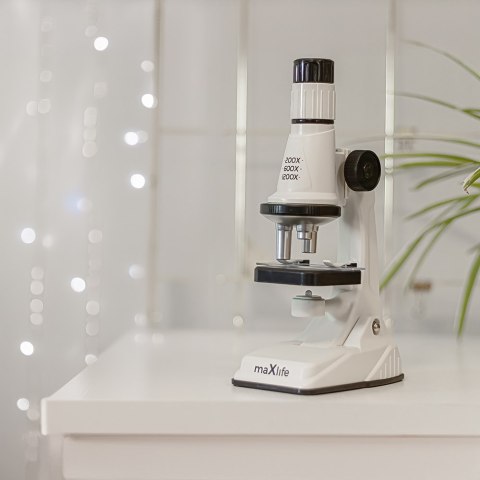 Maxlife mikroskop MXMS-100 biały Maxlife mikroskop MXMS-100 biały