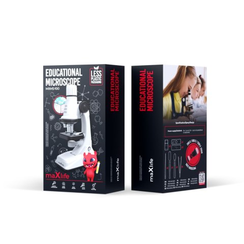 Maxlife mikroskop MXMS-100 biały Maxlife mikroskop MXMS-100 biały