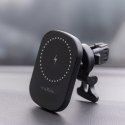 Maxlife uchwyt samochodowy do kratki MXCH-16 magnetyczny z ładowaniem bezprzewodowym czarny 15W
