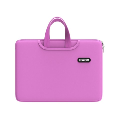 BWOO neoprenowa torba na laptopaz uchwytem 15" różowa