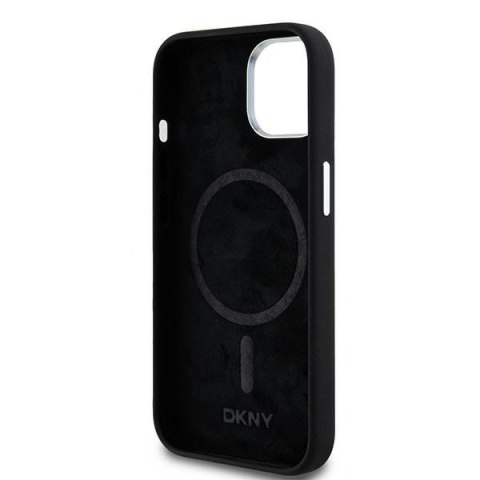 DKNY nakładka do iPhone 15 6,1" DKHMP15SSMCHLK czarna HC Magsafe silicone w horizontal metal logo DKNY nakładka do iPhone 15 6,1" DKHMP15SSMCHLK czarna HC Magsafe silicone w horizontal metal logo
