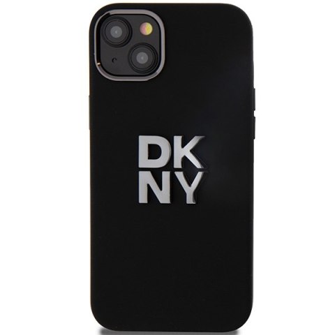 DKNY nakładka do iPhone 15 Plus 6,7" DKHCP15MSMCBSK czarna HC silicone w stack metal logo DKNY nakładka do iPhone 15 Plus 6,7" DKHCP15MSMCBSK czarna HC silicone w stack metal logo