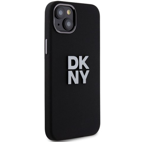 DKNY nakładka do iPhone 15 Plus 6,7" DKHCP15MSMCBSK czarna HC silicone w stack metal logo DKNY nakładka do iPhone 15 Plus 6,7" DKHCP15MSMCBSK czarna HC silicone w stack metal logo