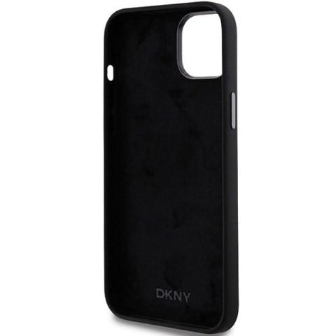 DKNY nakładka do iPhone 15 Plus 6,7" DKHCP15MSMCBSK czarna HC silicone w stack metal logo DKNY nakładka do iPhone 15 Plus 6,7" DKHCP15MSMCBSK czarna HC silicone w stack metal logo