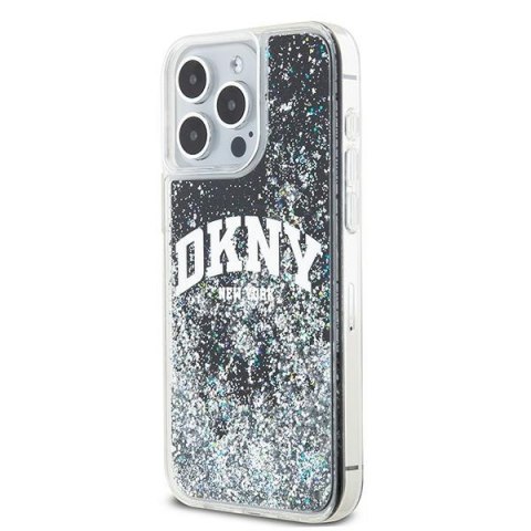 DKNY nakładka do iPhone 15 Pro Max 6,7" DKHCP15XLBNAEK czarna HC liquid glitters w arch logo DKNY nakładka do iPhone 15 Pro Max 6,7" DKHCP15XLBNAEK czarna HC liquid glitters w arch logo