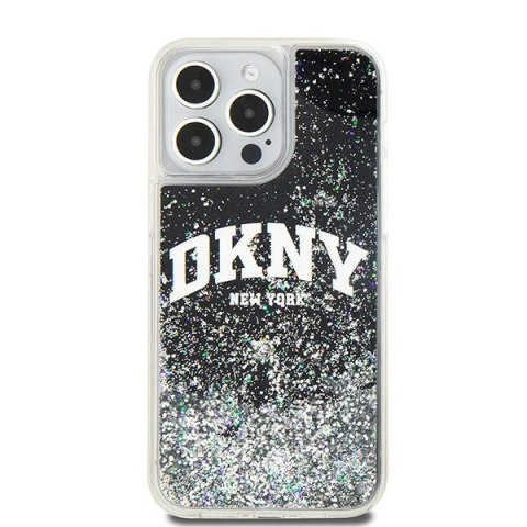 DKNY nakładka do iPhone 15 Pro Max 6,7" DKHCP15XLBNAEK czarna HC liquid glitters w arch logo DKNY nakładka do iPhone 15 Pro Max 6,7" DKHCP15XLBNAEK czarna HC liquid glitters w arch logo
