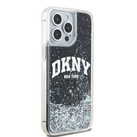 DKNY nakładka do iPhone 15 Pro Max 6,7" DKHCP15XLBNAEK czarna HC liquid glitters w arch logo DKNY nakładka do iPhone 15 Pro Max 6,7" DKHCP15XLBNAEK czarna HC liquid glitters w arch logo