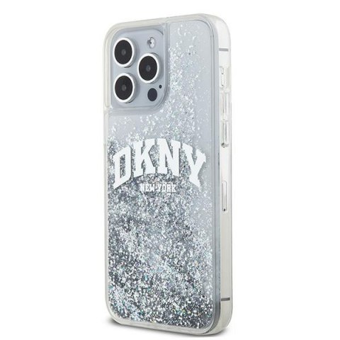 DKNY nakładka do iPhone 15 Pro Max 6,7" DKHCP15XLBNAET biała HC liquid glitters w arch logo DKNY nakładka do iPhone 15 Pro Max 6,7" DKHCP15XLBNAET biała HC liquid glitters w arch logo