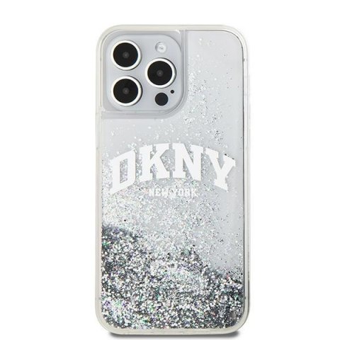 DKNY nakładka do iPhone 15 Pro Max 6,7" DKHCP15XLBNAET biała HC liquid glitters w arch logo DKNY nakładka do iPhone 15 Pro Max 6,7" DKHCP15XLBNAET biała HC liquid glitters w arch logo