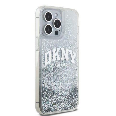DKNY nakładka do iPhone 15 Pro Max 6,7" DKHCP15XLBNAET biała HC liquid glitters w arch logo DKNY nakładka do iPhone 15 Pro Max 6,7" DKHCP15XLBNAET biała HC liquid glitters w arch logo