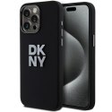 DKNY nakładka do iPhone 15 Pro Max 6,7" DKHCP15XSMCBSK czarna HC silicone w stack metal logo