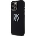 DKNY nakładka do iPhone 15 Pro Max 6,7" DKHCP15XSMCBSK czarna HC silicone w stack metal logo