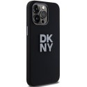 DKNY nakładka do iPhone 15 Pro Max 6,7" DKHCP15XSMCBSK czarna HC silicone w stack metal logo