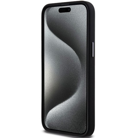 DKNY nakładka do iPhone 15 Pro Max 6,7" DKHCP15XSMCBSK czarna HC silicone w stack metal logo DKNY nakładka do iPhone 15 Pro Max 6,7" DKHCP15XSMCBSK czarna HC silicone w stack metal logo