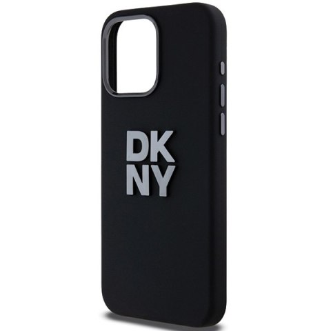 DKNY nakładka do iPhone 15 Pro Max 6,7" DKHCP15XSMCBSK czarna HC silicone w stack metal logo DKNY nakładka do iPhone 15 Pro Max 6,7" DKHCP15XSMCBSK czarna HC silicone w stack metal logo