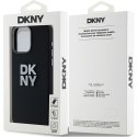 DKNY nakładka do iPhone 15 Pro Max 6,7" DKHCP15XSMCBSK czarna HC silicone w stack metal logo