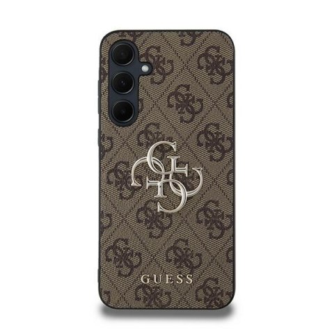 Guess nakładka do Samsung Galaxy A35 GUHCSA354GMGBR brązowa HC PU big 4G metal logo Guess nakładka do Samsung Galaxy A35 GUHCSA354GMGBR brązowa HC PU big 4G metal logo