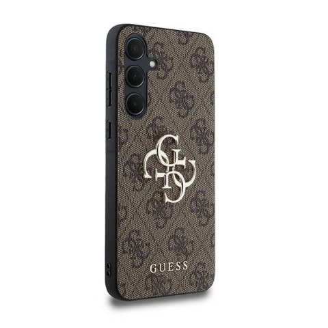 Guess nakładka do Samsung Galaxy A35 GUHCSA354GMGBR brązowa HC PU big 4G metal logo Guess nakładka do Samsung Galaxy A35 GUHCSA354GMGBR brązowa HC PU big 4G metal logo