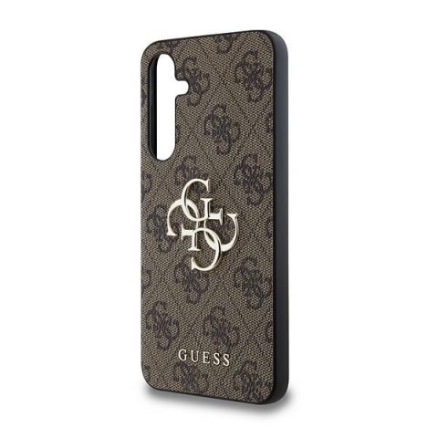 Guess nakładka do Samsung Galaxy A35 GUHCSA354GMGBR brązowa HC PU big 4G metal logo Guess nakładka do Samsung Galaxy A35 GUHCSA354GMGBR brązowa HC PU big 4G metal logo