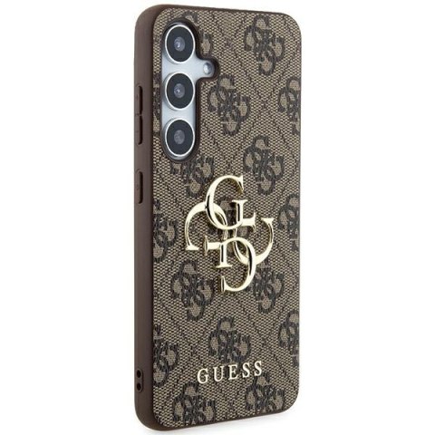 Guess nakładka do Samsung Galaxy A55 GUHCSA554GMGBR brązowa HC PU big 4G metal logo Guess nakładka do Samsung Galaxy A55 GUHCSA554GMGBR brązowa HC PU big 4G metal logo