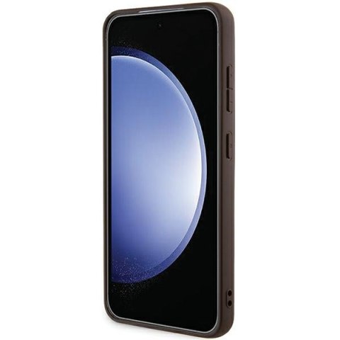 Guess nakładka do Samsung Galaxy A55 GUHCSA554GMGBR brązowa HC PU big 4G metal logo Guess nakładka do Samsung Galaxy A55 GUHCSA554GMGBR brązowa HC PU big 4G metal logo